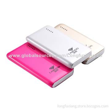 New arrival portable dual USB port power bank, 8000mAh for all digital devices